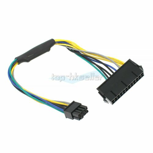 DELL Optiplex 3020 7020 9020 T1700 ATX Power Supply Cable 18AWG 24pin To 8pin