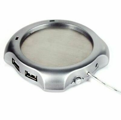 4-Port Usb Coffee/Tea Warmer Pad For Office/Home
