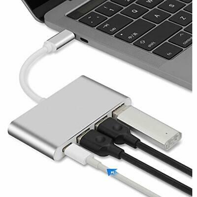 USB C Hub Multi Adapter- 4 In 1 WithType Charging Port, 3.0, 2.0 Compatible And