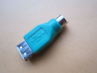 New-USB Female and PS2 Male Adapter Converter For PC Keyboard Mouse