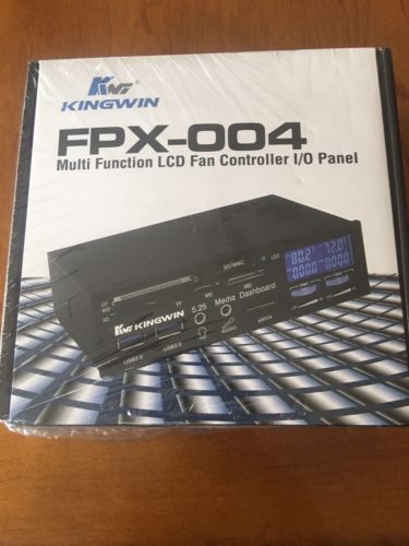 Kingwin FPX_004 Multi Function LCD Fan Controller I/O Panel Two Front USB 3.0