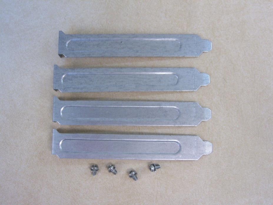 4 APPLE PowerMac G3 / G4 EXPANSION BLANK SLOT COVER PLATE & SCREWS ~CLEAN ~VGC