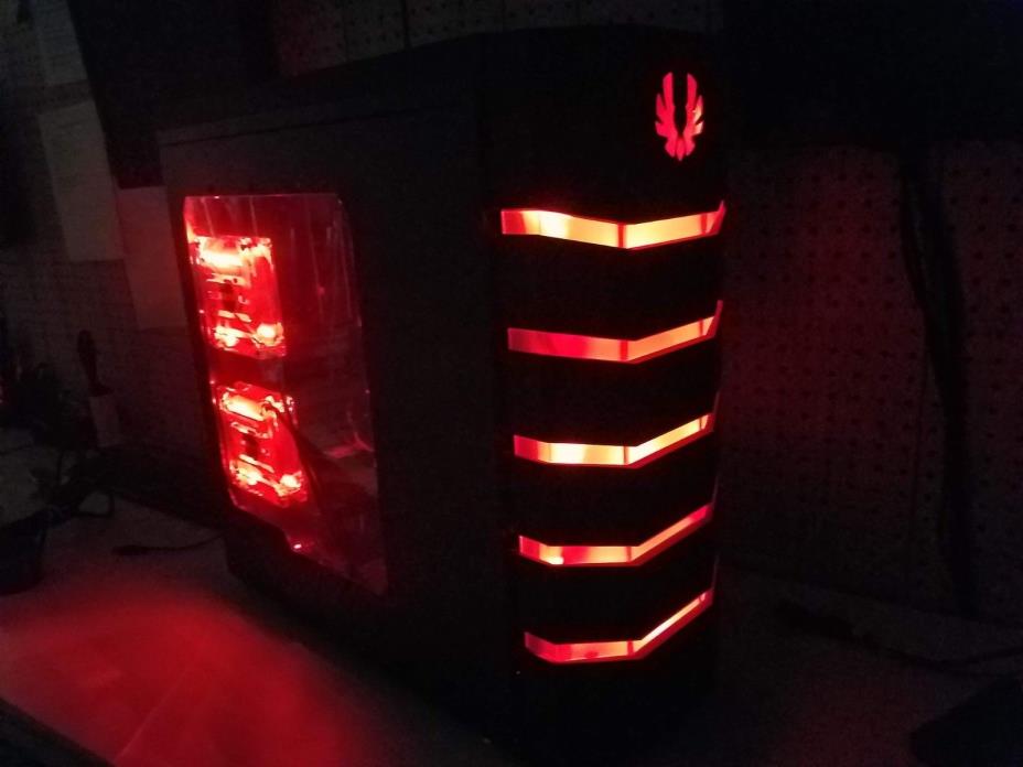 BitFenix Windowed Colossus Case with Red LED Kit included