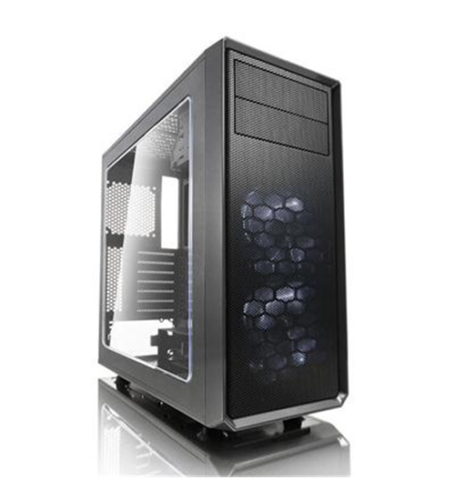 NEW Fractal Design FD-CA-FOCUS-GY-W Focus G Computer Case with Windowed Side