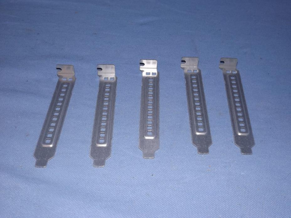 Computer case rear blank cover slot filler ventilated - Lot of 5! (A0376)