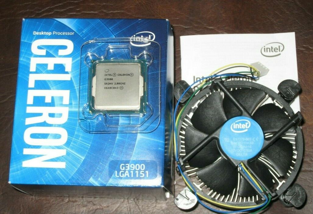 Intel Celeron G3900 Skylake Dual-core LGA1151 2.8GHz Processor (BX80662G3900)