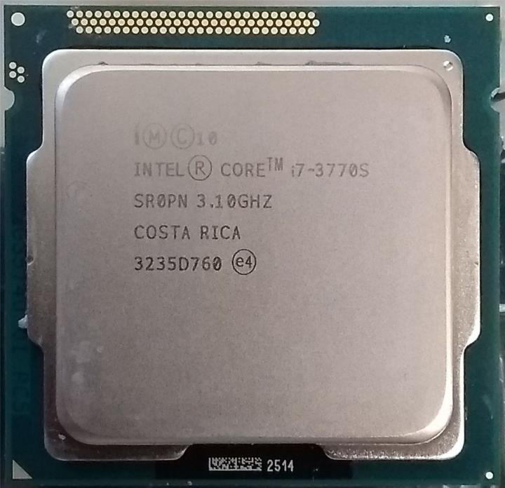 Intel Core i7-3770S Quad-Core 3.10GHz SR0PN 8MB LGA1155 IvyBridge CPU Processor