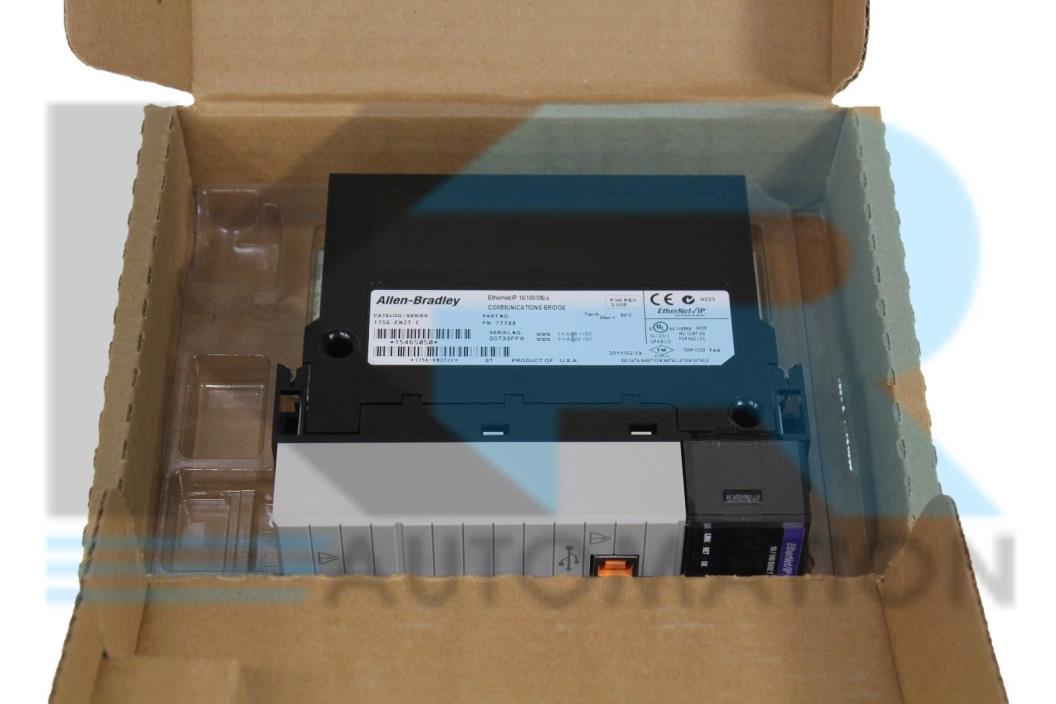 New Allen Bradley 1756-EN2T/C ControlLogix EtherNet/IP 10/100 Mb/s Comms Bridge