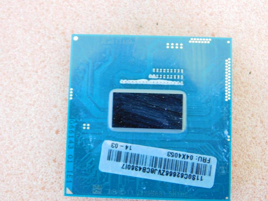 Intel Core i3-4000M 2.4GHz 3MB Dual-core Socket G3 Mobile CPU Processor SR1HC