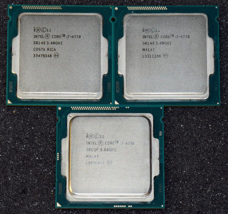 Mixed Lot Intel i7-4770 SR149 3.4GHz & i7-4790 SR1QF 3.6GHz Quad Core LGA1150