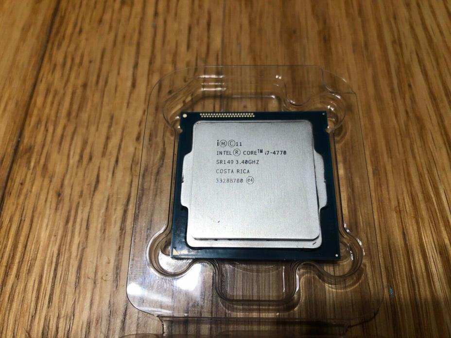 Intel Core i7 4770 3.4 GHz 8MB Cache Socket LGA1150 CPU Processor SR149