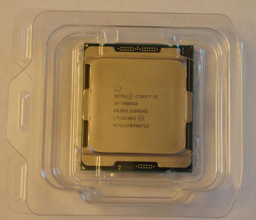 Intel Core i9 Extreme i9-7980XE 18 Core 2.60 GHz Processor OEM, no retail box
