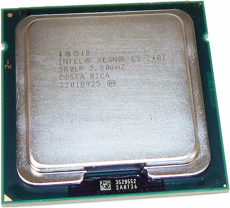 Qty 2 Intel SR0LR E5-2407 Xeon 2.20GHz Quad Core CPU 10MB LGA1356 Processor