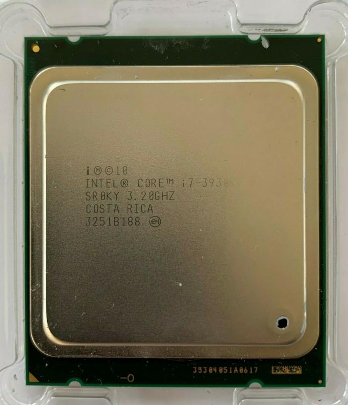 Intel Core I7-3930K Processor CPU 3.20 GHz / 3.8 GHz Turbo SR0KY LGA 2011