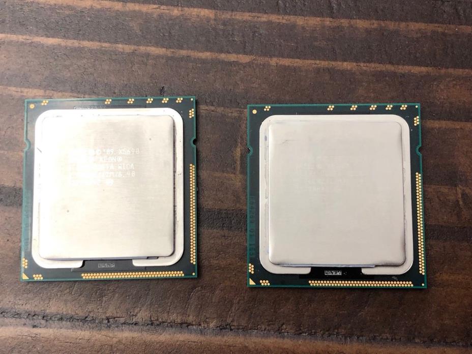 PAIR OF Intel Xeon X5690 SLBVX 6-Cores 3.46 Ghz SIX CORE 12M Processors