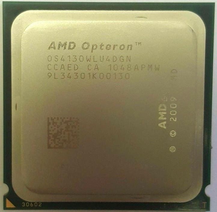 Qty 2 AMD Opteron 4100 series 4130 2.6GHz Quad-Core (OS4130WLU4DGN) Processor