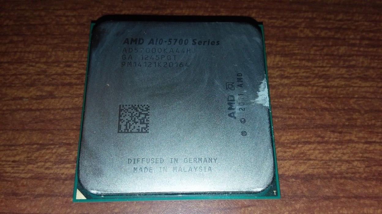 AMD A10-5700 Quad core 3.4 Ghz socket FM2 Desktop CPU Processor AD57000KA44HJ