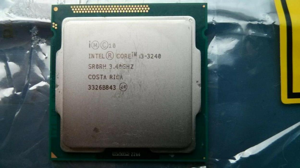 Intel Core i3-3240 CPU DC Processor 3.40 GHz SR0RH