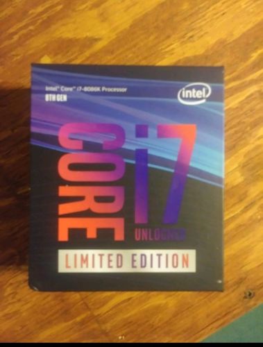 Intel Core I7-8086k - 40th Anniversary Limited Edition - Unlocked *FAST SHIPPING
