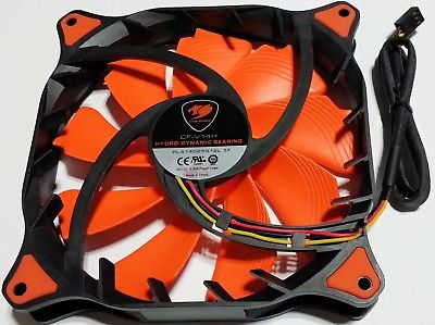 COUGAR CF-V14H 140mm Vortex Hydro Dynamic Bearing Silent Fan, 12 Volt, 3 Pin