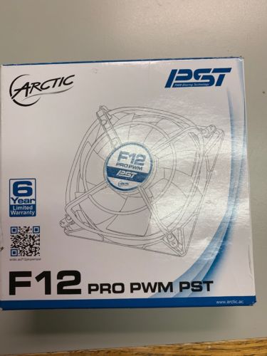 ARCTIC F12 Pro PWM PST - 120 mm PWM PST Case Fan | Vibration-Absorbing | PST-Por