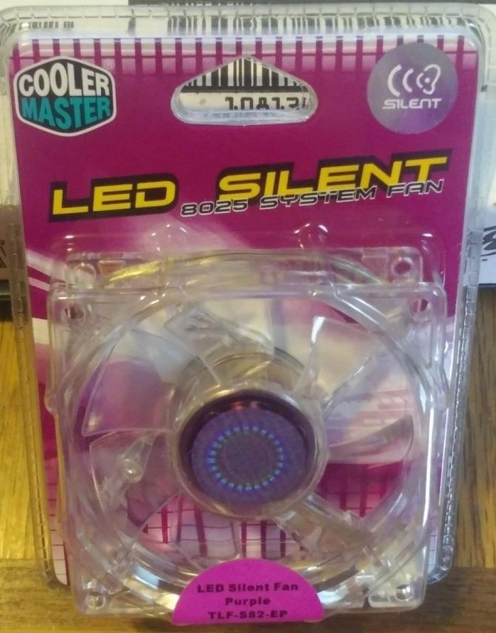 Cooler Master LED Silent 8025 System Fan Purple TLF-S82-EP