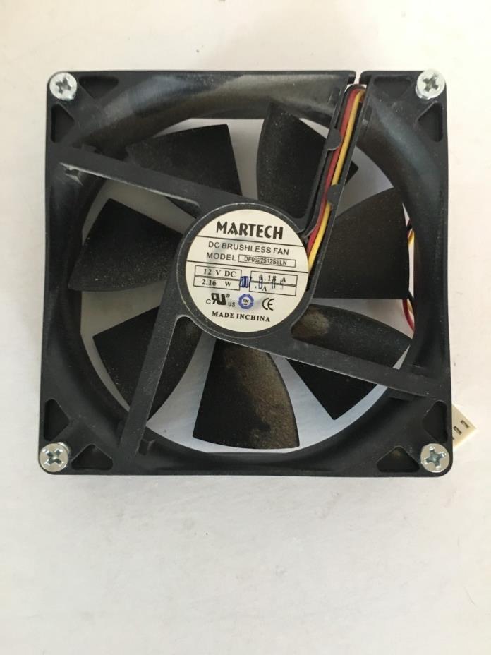 Martec DC Brushless Computer Cooling Fan DF0922512Sein, 12V 2.6 Watt