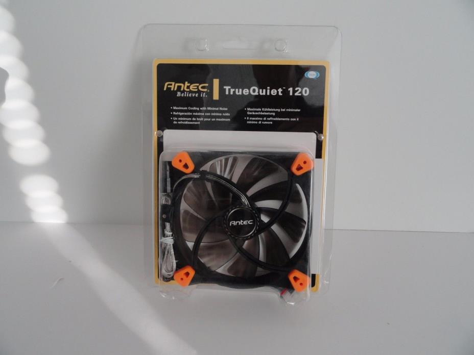 Antec Fan TrueQuiet120 TRUEQUIET 120 120mm PC Computer Case Fan - NEW