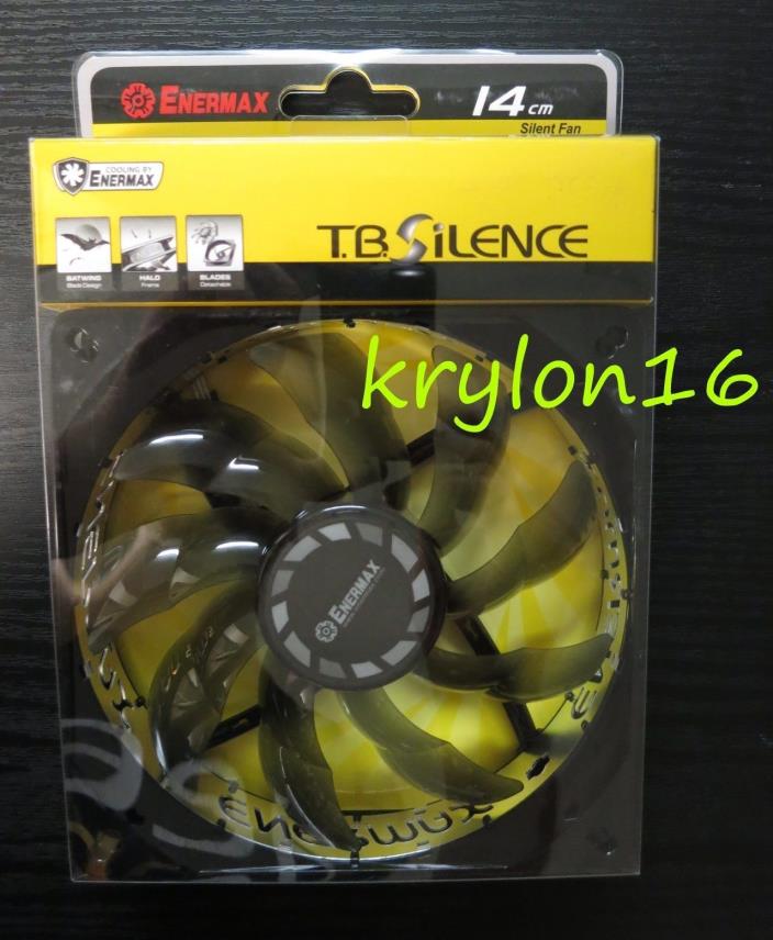 Enermax T.B. Silence 140mm Twister Bearing Case Fan Batwing Blades Retail Kit