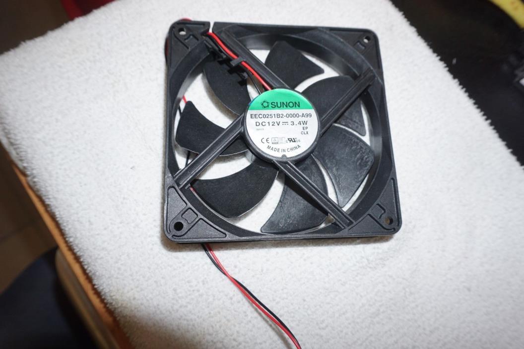 SUNON DC 12 VOLT BRUSHLESS FAN