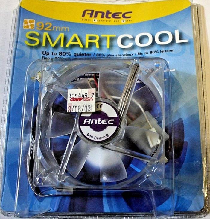ANTEC 92mm SMARTCOOL Ball Bearing Variable Speed Case Fan in Orig.Opened Package