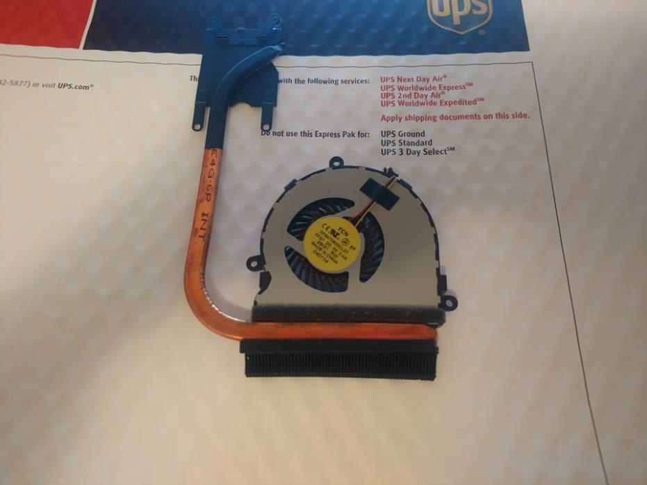 Genuine HP15-R015DX Rev. 2211-100 Cooling Fan W Heatsink