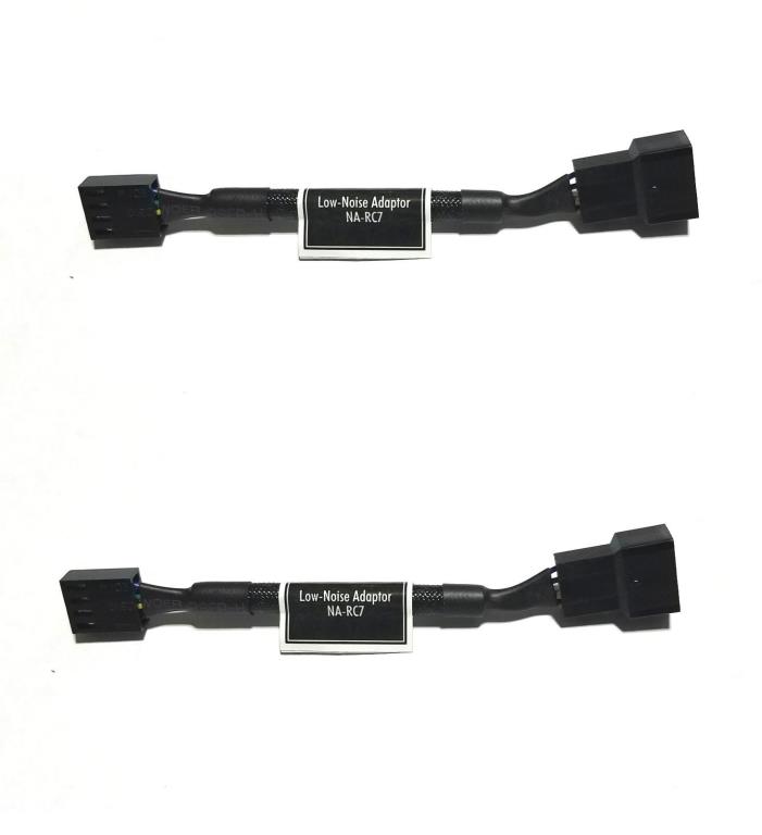 Two Noctua NA-RC7 Low Noise Adapter For 4 Pin PWM Fans