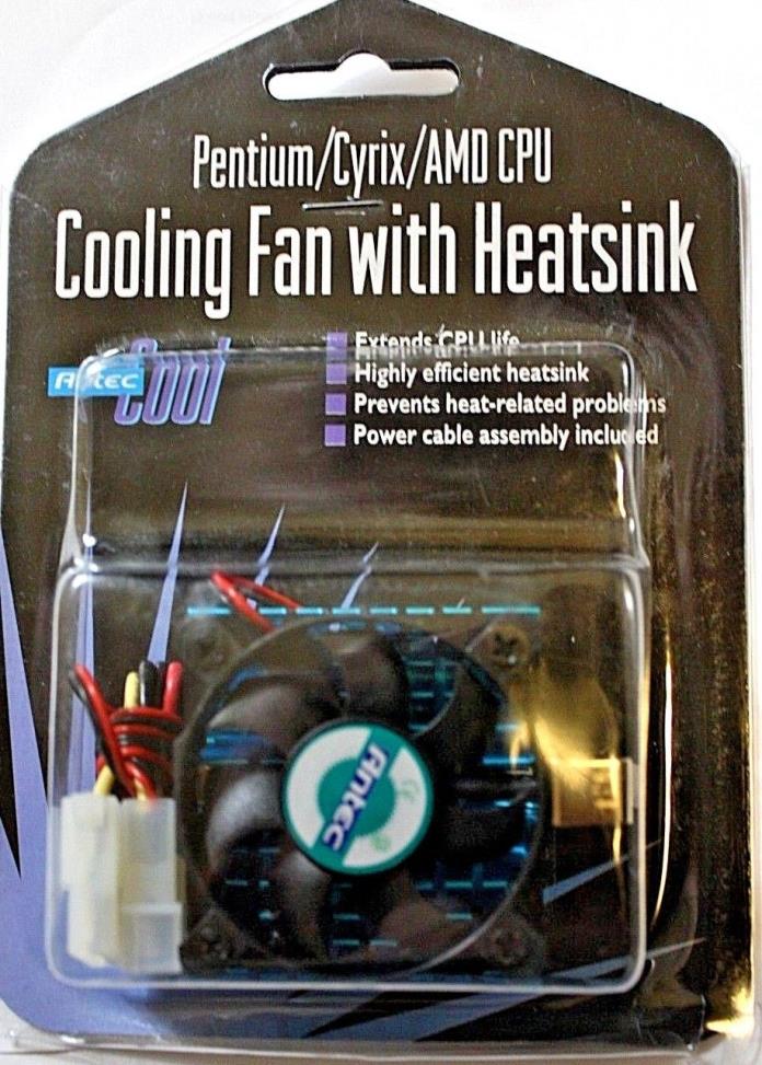 ANTEC COOL Pentium/Cyrix/AMD CPU Cooling Fan with Heatsink - New in package