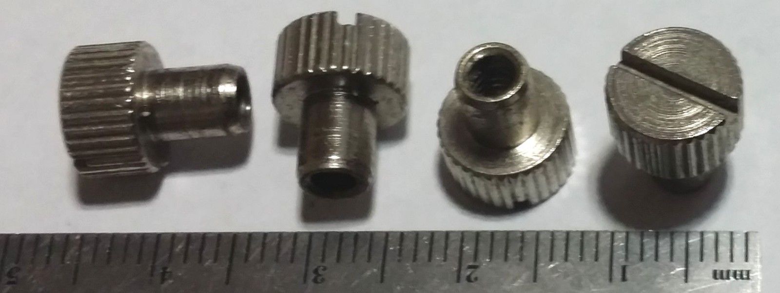 Four Tuniq Type CPU Cooler Back Plate Screw Thumb Nuts With 6/32 Threads