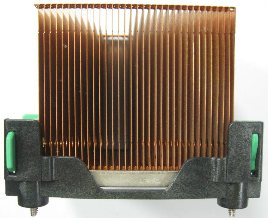 Copper CPU Heatsink F3865 w/ Mounting Bracket & Screws Dell Dimension Used