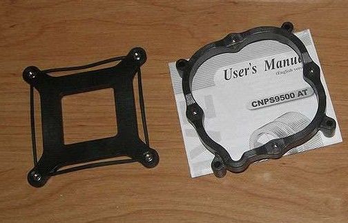 Zalman LGA 775 SBP CPU Cooler Mounting bracket.( BACK PLATE AND CLIP SUPPORT )