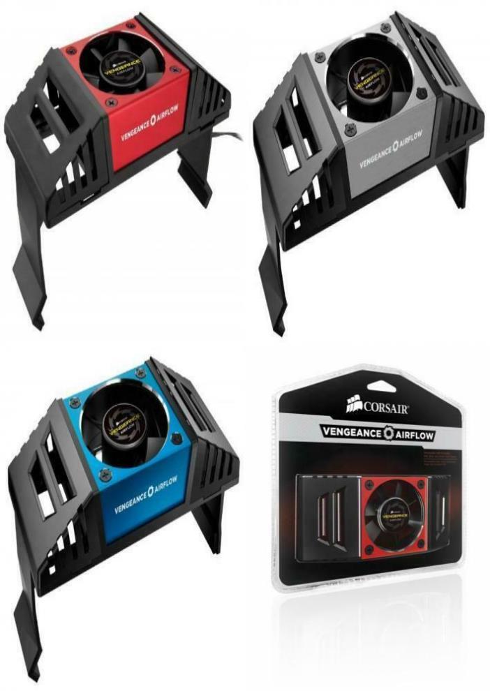 Corsair Vengeance Airflow Memory Cooling Fan CMYAF  (3 Colors Red, blue, silver)