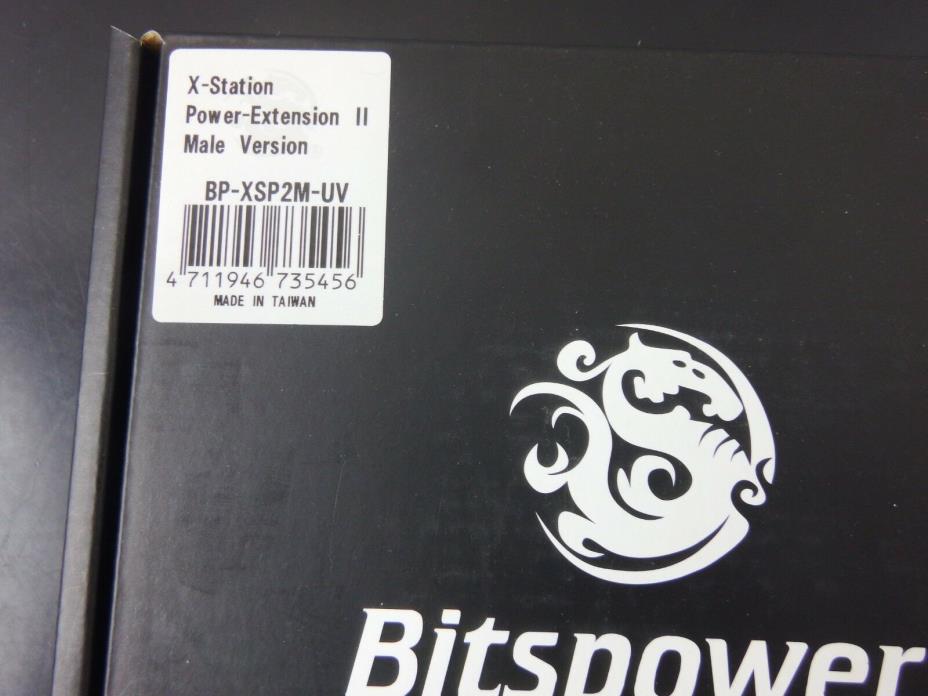 Bitspower X-Station Power-Extension II - Male Version - UV     #8020