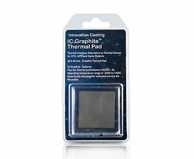 Innovation Cooling Graphite Thermal Pad Alternative Thermal Paste/Grease 40X40mm