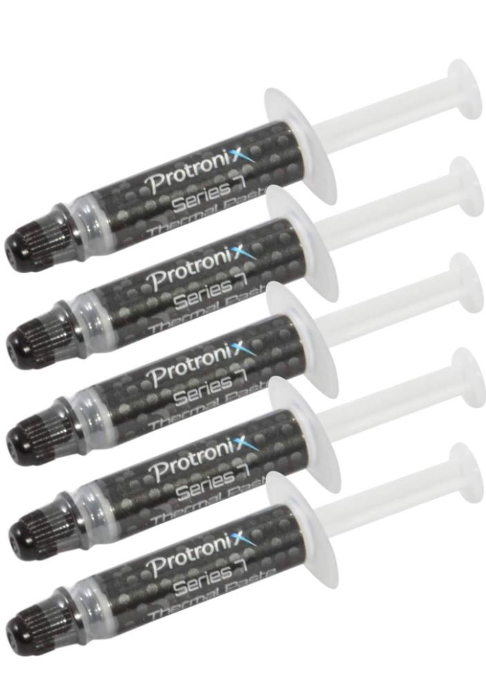 5 Pack Heatsink Compound Silver Thermal Grease CPU Paste Syringe Computer Tablet