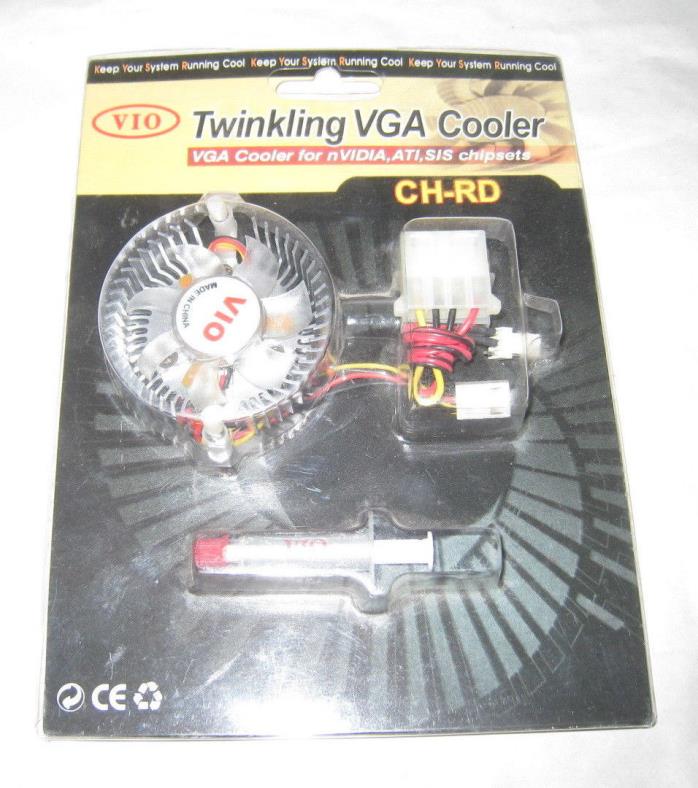 VIO Twinkling VGA Cooler CH-RD for nVIDIA ATI SIS Chipsets In Original Package