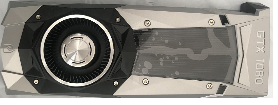 Nvidia Geforce GTX 1080 Heatsink/Fan/ back plate ONLY