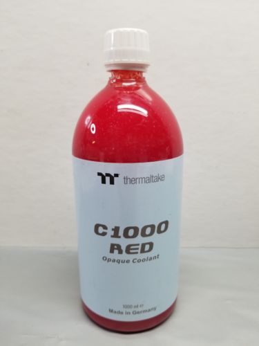 Sealed Thermaltake C 1000 (1000 ml) Opaque Red Coolant Liquid (CL-W114-OS00RE-A)