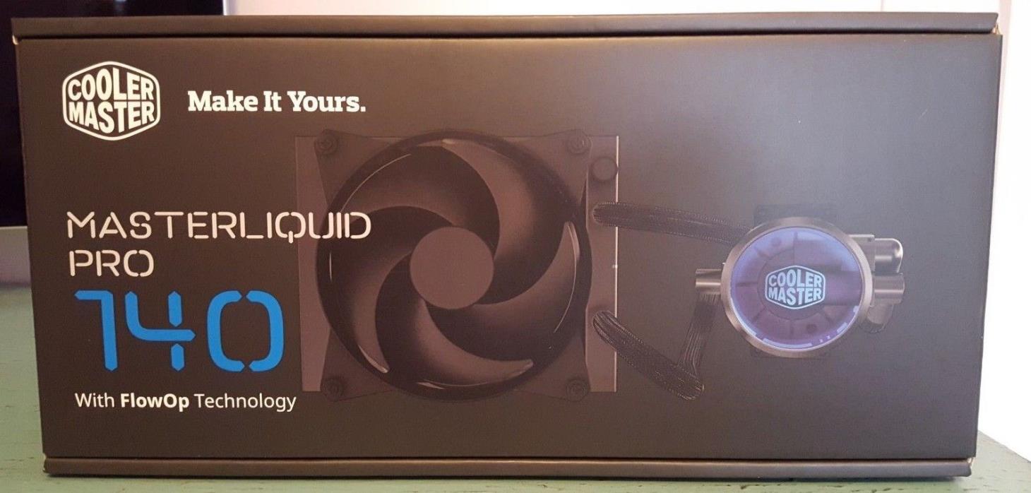Cooler Master Masterliquid Pro 140 AIO Liquid Cooler - Dual Fan