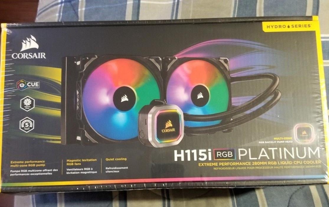 Corsair H115i Platinum Brand New in Original Shrinkwrap CPU Cooler