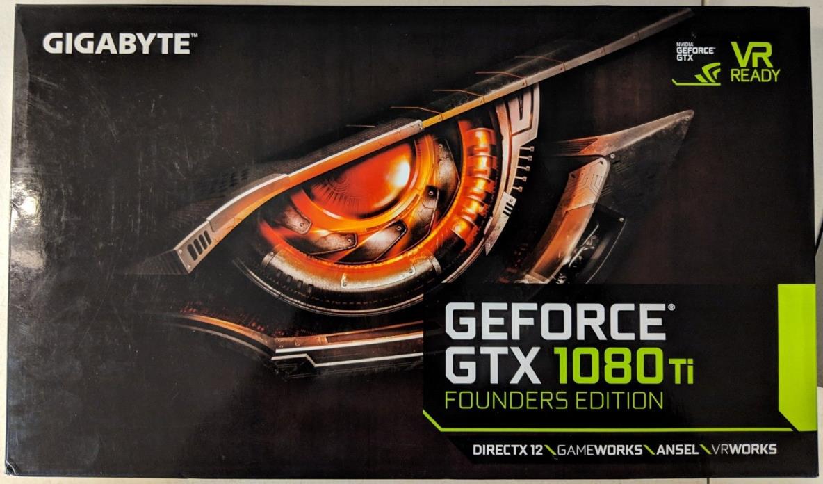 GIGABYTE GeForce GTX 1080 Ti FE 11GB  DirectX 12 (GV-N108TD5X-B) #EB6741
