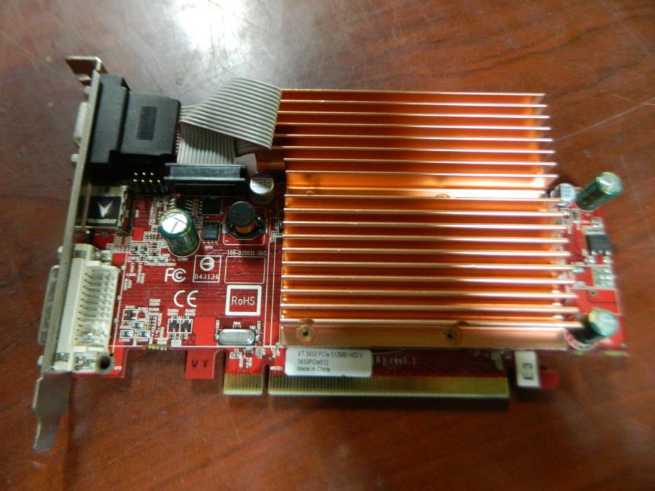 VisionTek 3450 PCIe 512mb H/D/V Video Card
