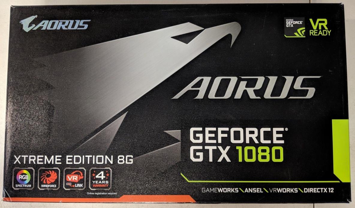 GIGABYTE GeForce GTX 1080 AORUS Xtreme 8GB DX12 (GV-N1080AORUS X-8GD) #EB6738