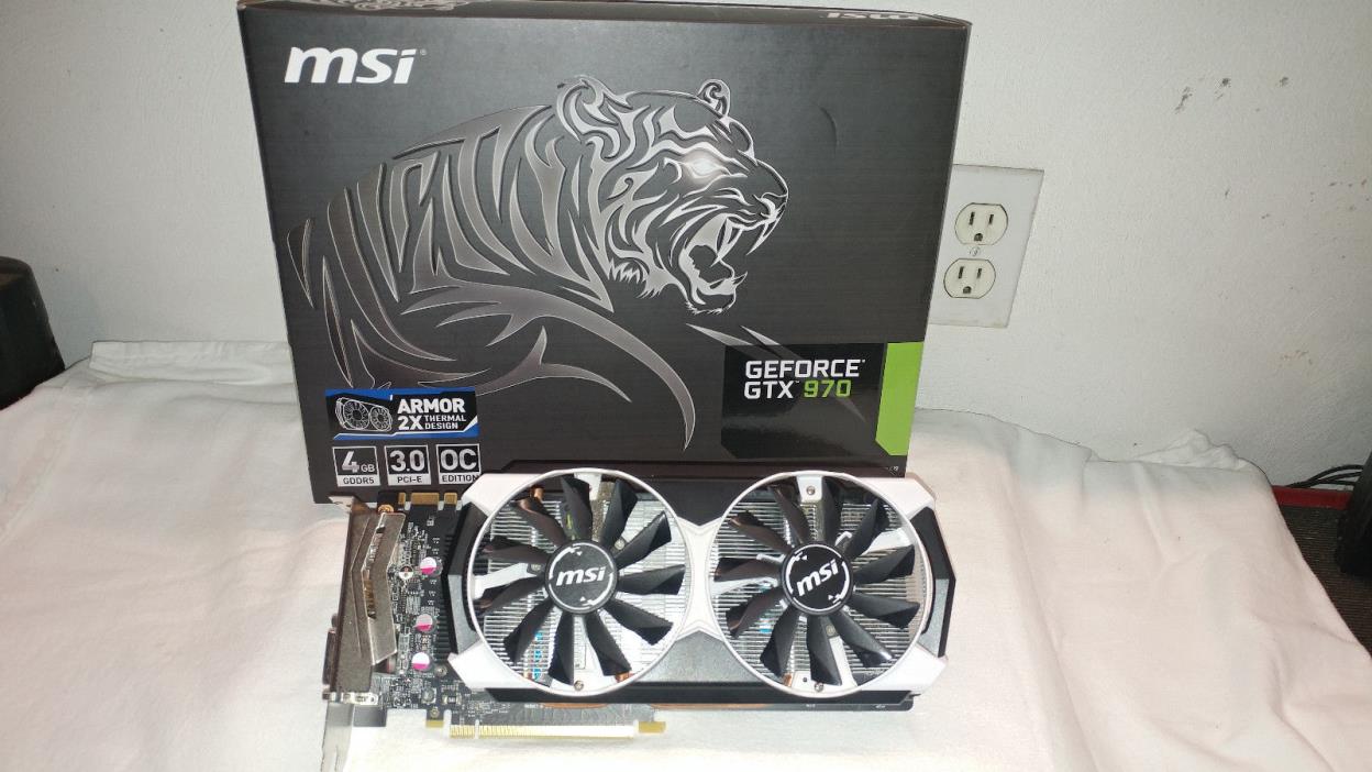 Nvidia MSI 970 GTX 4G X-armor